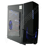 This Custom Gaming PC has the power and looks any gamer would cherish. The NZXT Lexa S black case provides sleek aesthetics in conjunction to an excellent internal design for enhanced airflow; this case definitely boasts the cosmetic WOW appeal. The AMD Phenom II X4 955 quad-core processor was selected for this configuration with ASETEK LCLC CPU Liquid Cooling and the customer took full advantage of our overclocking option for maximum performance with optimal cooling ensuring longevity for the processor. The XFX Radeon HD 5570, 1GB video cards in Crossfire provide an energy efficient, high performance visual display offering an excellent 