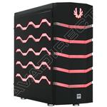 It very exciting to be a customer computer builder for the very reason of watching each customer pick and choose their configuration and watching it brought to life. This configuration is what we would call the “end all, be all” system for practically every single applications or game you can throw at it. The customer had some help along the way with our on our sales representatives, but that’s exactly what we are here for: guidance. The 2600K processor was not only a smart choice for this configuration, but the best available option for the Sandy Bridge chipset at the moment. The system even features the latest Z68 chipset which literally provides this system with the latest and greatest features on the market; combine these features with our overclocking package and you are flying high. 8GB of DDR3 at 2000Mhz might be considered overkill for the amount of RAM and intended use, but this is equally as effective as 12GB-16GB of RAM at 1066Mhz-1333Mhz. Three GTX 580 graphics cards in SLI will literally slaughter any game you throw at them, no matter what it is. I like the fact the two 120GB SSD drives were left separate from each other, rather than RAIDed. SSD drives and RAID do not mix well, so keeping them separate is not only smart for reliability reasons, but keeps the system more organized too. The end-user has taken a serious approach for data storage with two 2TB hard disks; running out of space will not me a scenario for quite some time. Now there’s the Bitfenix case, or “the icing on the cake”. The case itself has a unique design, but add a custom side-panel window and you have a truly custom computer from the inside and out. These configurations are the perfect example for why we provide custom computers to our customers, businesses, and enthusiasts alike. Human beings themselves are similar, but not exactly the same, so why should we offer the exact same configurations to our customer? I have to give credit to this customer for deciding upon this configuration; very well done!