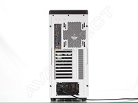 NZXT H630 Silent Glossy White Case custom quiet gaming computer rear