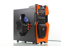 Cougar Challenger Black/Orange Case gaming computer side panel