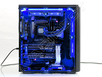Liquid cooled SLI gaming computer