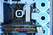 Custom Z370 PC- zoom side view