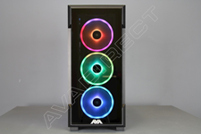 Corsair iCUE 220T RGB Tempered Glass Mid Tower Case - front view