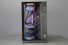 Lian-Li PC-O11 PC-O11 Dynamic Razer RGB, Tempered Glass, Black, Mid Tower Case - front view
