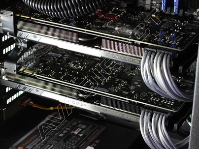 2 x SLI EVGA GeForce GTX 780 Ti SuperClocked gaming tower desktop