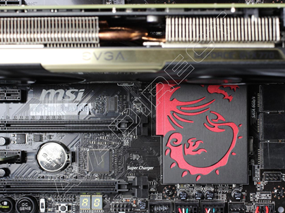 MSI Z87-GD65 Gaming white on white gaming pc