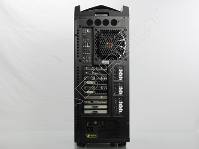 Rowewill Thor V2 Black Case workstation computer rear