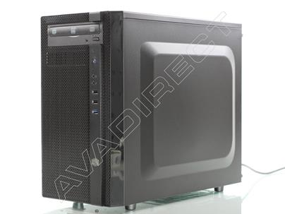 Cooler Master N200 Midnight Black Case mini amd PC back side