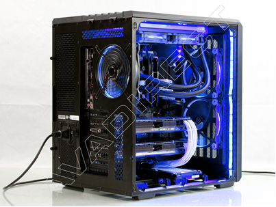 Liquid cooled SLI gaming PC