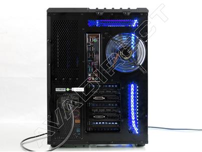 Liquid cooled SLI gaming computer