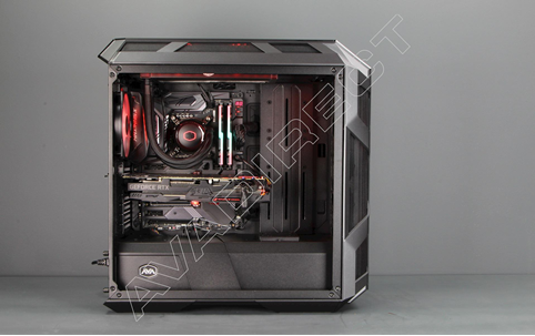 Custom Gaming PC - side view