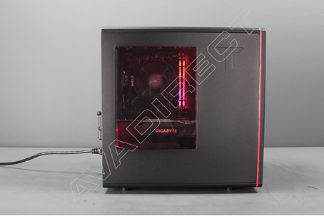 Custom B350 Mini PC - Side View