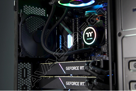 THERMALTAKE Floe Riing RGB 360 TT Premium Edition, 360mm Radiator, Liquid Cooling System