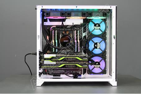 Lian-Li PC-O11 Dynamic Tempered Glass, White - side view