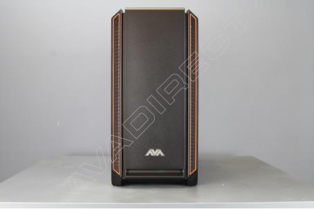 Be Quiet! Silent Base 601 Tempered Glass, Black/Orange, Mid Tower Case - front view