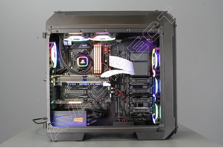 Thermaltake View 71 RGB Tempered Glass Tower Case - side view