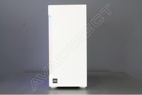 Thermaltake H200 Snow RGB Tempered Glass Mid Tower Case - front view