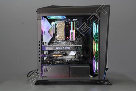 Corsair Carbide Series SPEC-OMEGA RGB, Black, Mid Tower Case - side view
