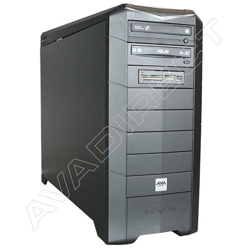 The Silverstone Raven 2 case is a gamers haven for all of the extreme hardware he decides to compile into a monstrous system. The mild overclocking, with the help of the core i7 930, Zalman Extreme CPU cooler, and Gigabyte UD7 will be easily achieved at high numbers without any issue. Judging by the ATI 5870 graphics card this system will be used for gaming, which is a fantastic combination with the overclocked core i7 930 processor. The Corsair 6GB kit will provide extremely fluent performance for gaming, or any intensive applications. Add in the Western Digital Velociraptor and you will notice a decrease in load /rendering times that will leave you stunned with the amount of time you will save from these processes. The end-user decided to add two different optical drives, most likely to identify them easily when creating disk-to-disc burning tasks, in which both are capable of burning DVD's with playback. The 750W Thermaltake power supply is more than enough to power the entire system, but will leave the customer short if he decides to upgrade to another ATI 5870. A card reader was added to support a majority of media cards that are released on the market. Windows 7 Home Premium 64-bit is the operating system of choice, and was certainly a smart one as Microsoft increasingly releases updates to make the experience more enjoyable for all end-users.