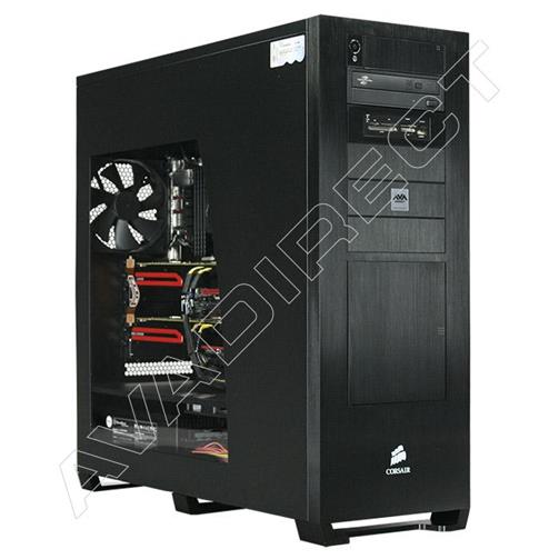 Some boutique builders, who claim to be a custom builder, will limit their customers to specific components to help guide end-users to the right selections. AVADirect does offer many different configurators, to guide customers in the right direction, but without limiting options to help feed the creative process as much as possible. Our custom Gaming configurations offer all the bells, whistles, and component selections you could possibly think of. This end-user took full advantage of this philosophy by choosing high-end components to bring a fully-capable gaming system to life. Two 7970’s in Crossfire, and extreme overclocked processor, 32GB of RAM, and a large 256GB Crucial M4 SSD. Not only will this configuration help the customer to dominate any game they see fit, but will also ensure the gaming system remains current within the demand to run high-end games. To top it all off, the corsair 800D case is the perfect addition to keep the configuration beautiful inside and out. These selections are just many of the few we offer at AVADirect and we’re happy to see them brought to life by the end-user.