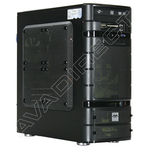 With computer components consistently improving throughout time, components begin to utilize less power in a smaller form-factor, without loss of processing power. This is what makes our MINI TOWER PC Core i3 / i5 / i7 Z68 LGA1155 Mini-Tower Custom Computer System Configurator possible! This system was created using the ASUS, P8H67-M PRO/CSM Rev 3.0 motherboard and Intel i5-2400 Quad-Core 3.1 - 3.4GHz processor. Add Kingston 8GB HyperX Blu PC3-10600 DDR3 1333MHz RAM and you have a powerful custom desktop computer MINI-PC that’s practically ready for anything. The 128GB Crucial M4 SSD was a wise choice, ensuring that none of the blazing-fast, state-of-the-art hardware goes to waste with a standard hard disk. The great aspect of this configuration is all thanks to the IN-WIN, Destiny-Extreme BR665 Black Mid-Tower Case, providing a smaller form-factor while allowing the ability to upgrade or expand the configuration in the future.