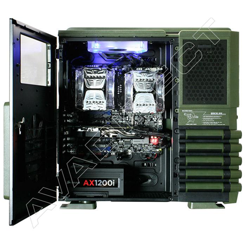 Thermaltake Level 10 GT Battle Edition Green/Black Case custom workstation desktop