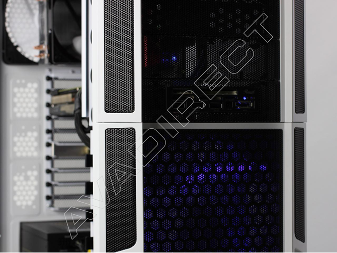 Rosewill Thor V2 white on white gaming pc