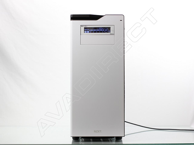 NZXT H630 Silent Glossy White Case custom silent gaming pc front