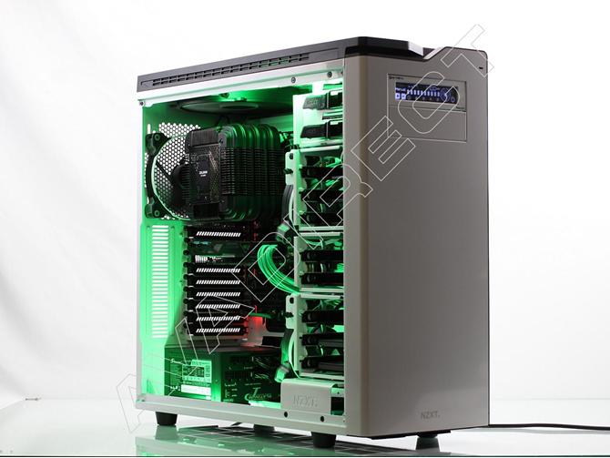 NZXT H630 Silent Glossy White Case low noise gaming deskop