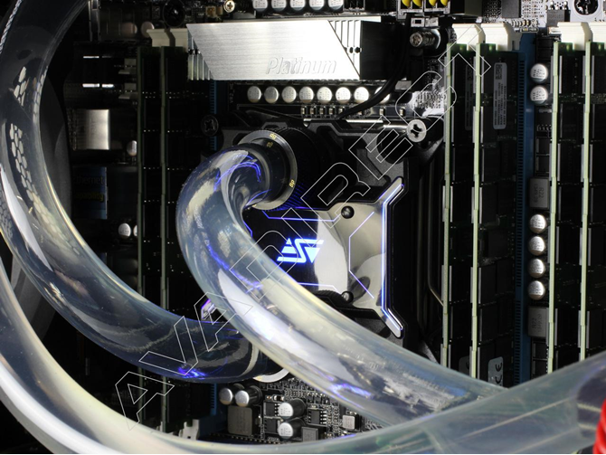 Liquid cooled interior