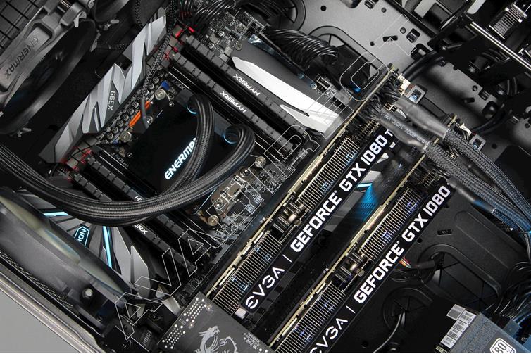 Custom Grayscalegorilla Workstation PC - front