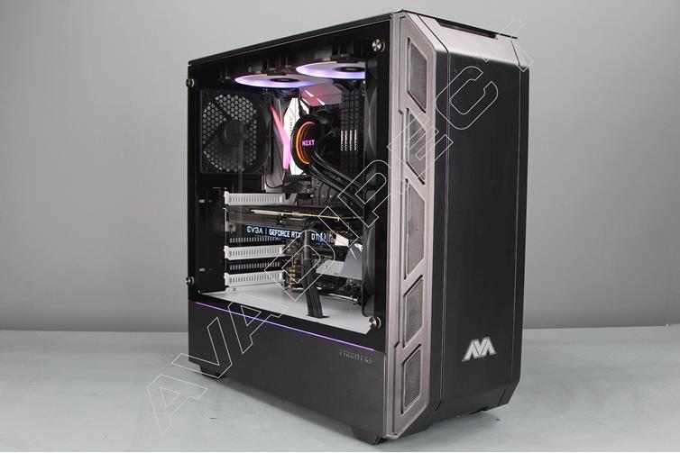 Intel 8th Gen Coffee Lake, Z370 Chipset, Custom Gaming PC - angle