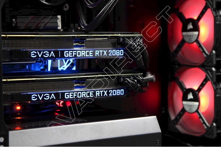 EVGA  GeForce RTX™ 2080 BLACK EDITION in SLI