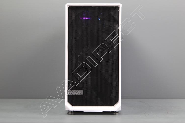 Meshify S2 White Mid Tower Case - front view