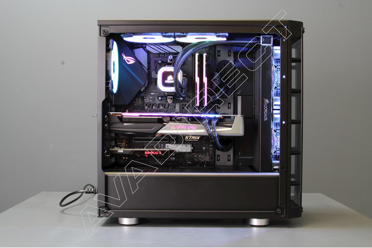 Corsair iCUE 465X RGB Mid-Tower ATX Smart Case - side view