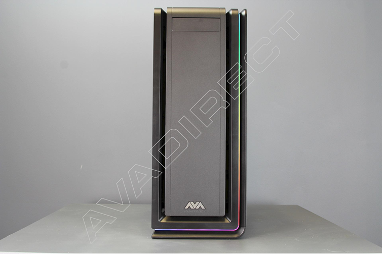 Enthoo 719 Tempered Glass , E-ATX, Satin Black, Full Tower Case - front view