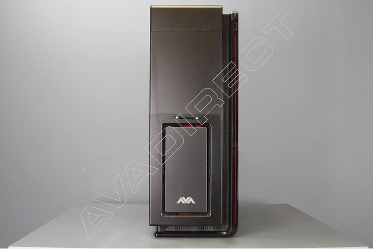 Phanteks Enthoo Series Primo SE w/ Window, E-ATX, Black/Red, Full Tower Case - front view