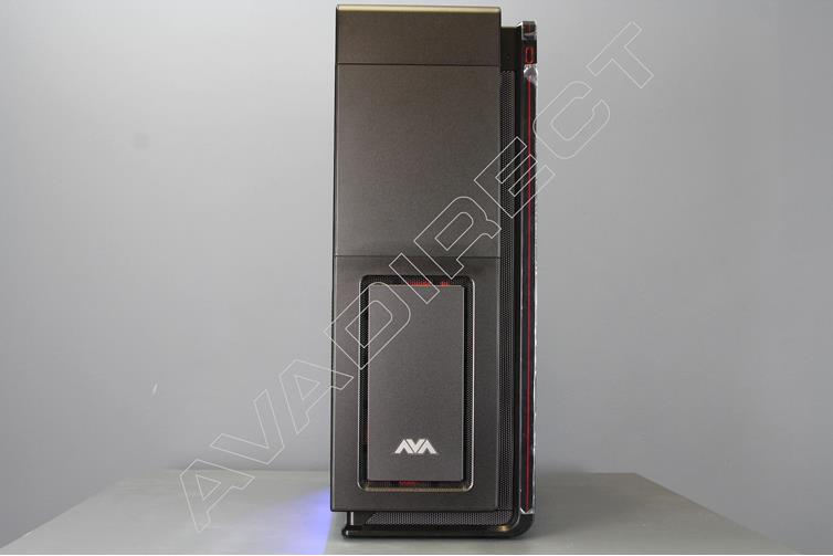Phanteks Enthoo Series Primo SE w/ Window, E-ATX, Black/Red, Full Tower Case - front view