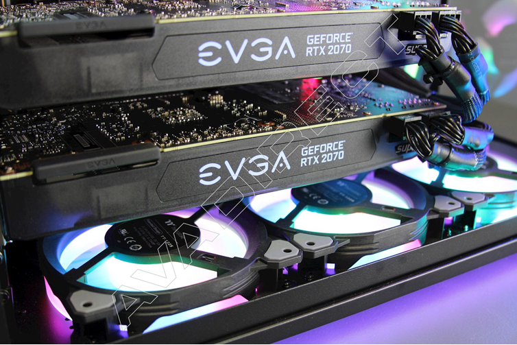 2 x EVGA GeForce® RTX 2070 SUPER™ GAMING, Graphics Card