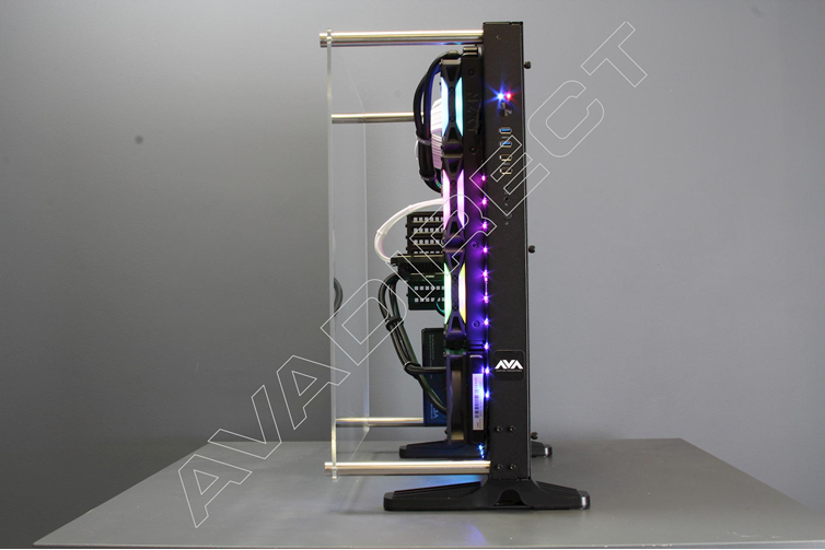 Thermaltake Core P5 Open Frame Mid Tower Case - front view
