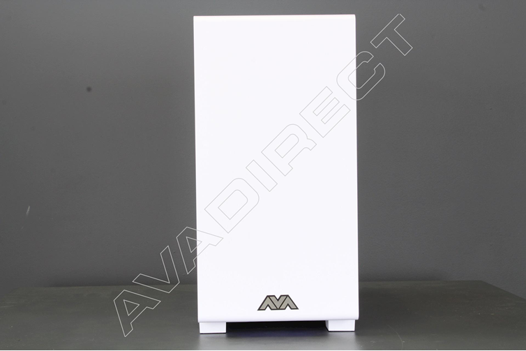 Thermaltake S100 Tempered Glass Snow Edition, White, Mini Tower Case - front view