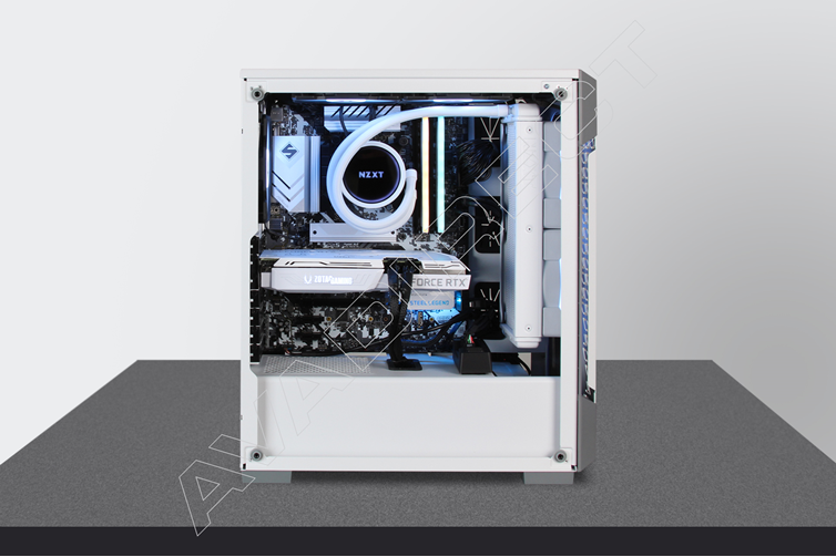 Intel White Gaming PC