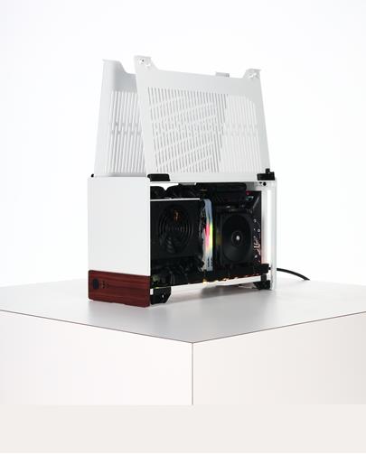 White Mini Gaming PC