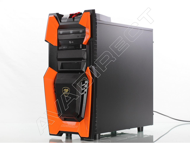 Cougar Challenger Black/Orange Case custom gaming pc