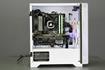 Thermaltake S100 Tempered Glass Snow Edition, White, Mini Tower Case - side view