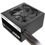 Smart White, 80 PLUS Standard 600W, No Modular, ATX Power Supply