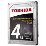 4TB X300 HDWE140XZSTA, 7200 RPM, SATA 6Gb/s, 128MB cache, 3.5-Inch HDD