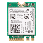 Dual Band Wireless-AC 3165, 1x1 Wi-Fi + Bluetooth 4.2, IEEE 802.11ac, 433 Mbps, M.2 2230, Wireless Card