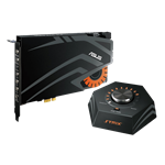 STRIX RAID PRO, 7.1 Channels, 24-bit / 192 kHz, 116 dB SNR, PCIe Sound Card
