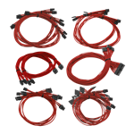 B3/B5/G2/G3/G5/GP/GM/PQ/P2/T2 Red Power Supply Cable Set (Individually Sleeved)